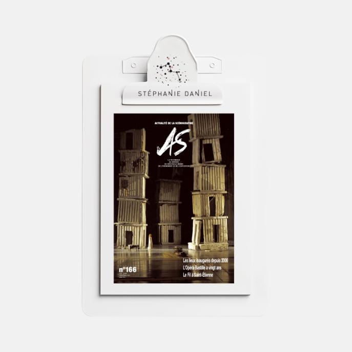 AS / Actualité de la Scénographie : N°166 Les Rencontres de Réditec . Page 54 . Thierry Malvoisin 2009 . Edition AS