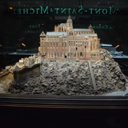 MUSEE DES PLANS RELIEFS . MAQUETTE DU MONT ST MICHEL . PARIS . 2016